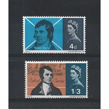 GB.Burns Commemoration set of 2.Mounted Mint.Jul25b