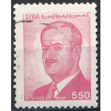 President Assad: 550p - Syria 1988 - FH - MiNr 1704