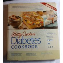 Betty Crocker's Diabetes Cookbook: Everyday Meals, Easy as 1-2-3 good hardback