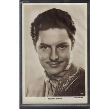 ROBERT DONAT FILM STAR POSTCARD