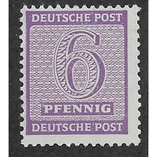 GER 1945 M/M 6pf 'NUMERAL' (EBID65-656)