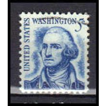 Used 1283B 5c George Washington Fine KA6046