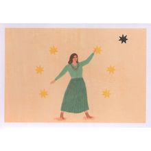 Wilma Mankiller Cherokee Nation Womens Leader Rights Painting Postcard