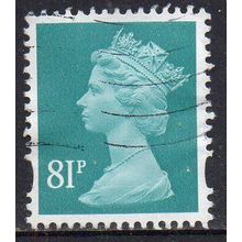 GB 2008 Machin - Sea Green 81p Used