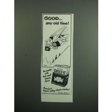 1951 Sunshine Cheez-it Crackers Ad - Any Old Time