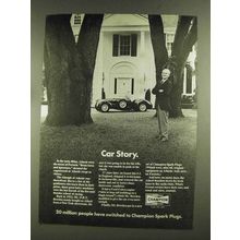 1972 Champion Spark Plugs Ad - Car Story