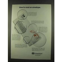 1972 Pitney-Bowes Office Machines Ad - Read Envelope