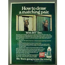 1978 RIT Dye Ad - Draw a Matching Pair