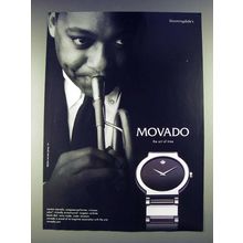 2004 Movado Watch Ad w/ Wynton Marsalis
