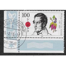 GER 1996 100pf 'PHILIPP FRANZ VON SIEBOL' (CORNER MARGIN) FINE USED (EBID54-626)