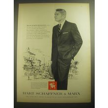 1958 Hart Schaffner & Marx Ad - An air of quiet distinction