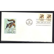 FDC Andrews Cachet 1757f 13c Chipmunk/2 (Cachet-U/A) Box0678