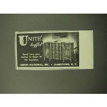 1950 Union-National Unite Buffet Ad