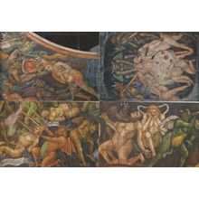 Taddeo Di Bartolo Italian Vision Painting s Of Hell Satan 4x Postcard s