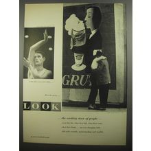 1956 Look Magazine Ad - In the fall a young man's fancy