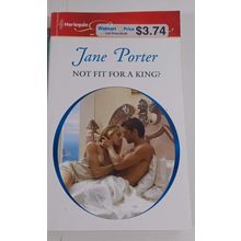 not fit for a king by jane porter harlequin novel paperback good