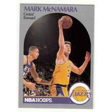 1990-91 Hoops Mark McNamara basketball card #158 - Lakers