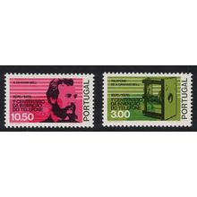 Portugal Telephone Centenary 2v 1976 MNH SG#1597-1598