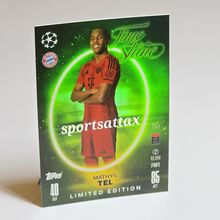 MATHYS TEL TOPPS Match Attax 24/25 TIME TO SHINE LIMITED EDITION Card
