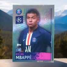 Topps Champions League 2019 2020 Kylian Mbappe PSG #367 SILVER FOIL