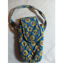 Vera Bradley Riviera Blue Retired Cell Phone Case Lobster Clip Strap Purse used