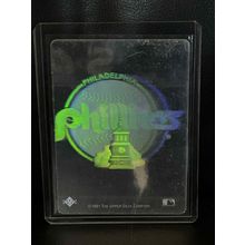Phillies | 1991 Upper Deck Team Logo Holograms Baseball Trading Card