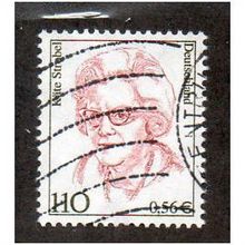 GER 2000 110pf ( €0.56) 'FAMOUS WOMEN -KATIE STROBEL' FINE USED (EBID30-218)