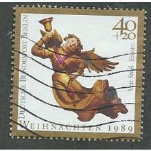 BERLIN -1989 40pf + 20 'CHRISTMAS' FINE USED (EBID44-924)