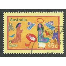 AUS 1998 45c 'CHRISTMAS' FINE USED (EBID44-474)