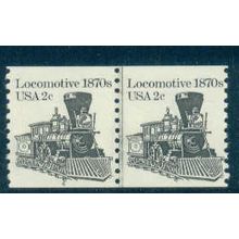 1897A 2c Locomotive Fine MNH Dry Gum CNP Left 4 W0442