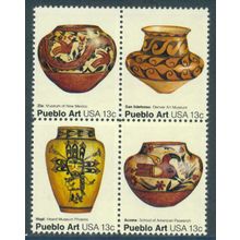 1706-1709 13c Pottery Fine MNH Plt/10 LL 37770-74 L05227
