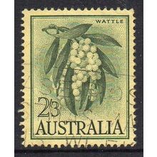 Australia 1959 Definitive - Flowers - Wattle 2/3 Used