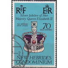 Nouvelles Hebrides 1977 Michel 442 O Cote (2005) 0.50 € Couronne de Reine