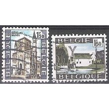 Belgique 1970 Michel 1596 - 1597 O Cote (2008) 0.30 € Kasterlee - Nivelles