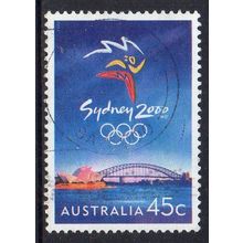 Australia 1999 Sydney 2000 Olympics Emblem 45c Used