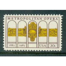 2054 20c Metropolitan Opera Fine MNH MA1987