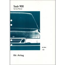 Saab 900 Airbag Workshop Manual 1994 199321052 PDF