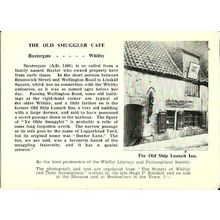Yorkshire WHITBY Old Smuggler Cafe Postcard