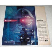 1963 IBM Laser Ad - New World New Word