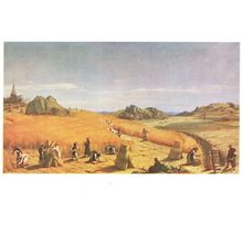 John Rogers Herbert Laborate Est Orare Tate Painting Postcard