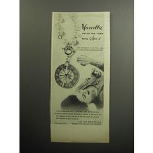 1956 Marvella Jewelry Ad - Marvella calls the turn with Spin It
