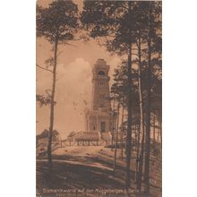 Bismarckwarte auf den Müggelbergen Berlin German 1906 Postcard
