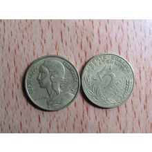 France Republic 1985 5 Centimes Coin