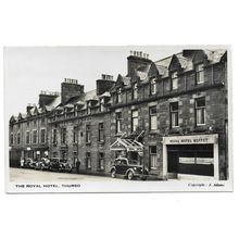 The Royal Hotel, Thurso Caithness, Scotland, RP Postcard.