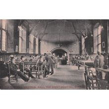 Norwich Hospital Birbeck Memorial Hall Snooker Match Norfolk Postcard