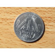 India 2003 1 Rupee Coin