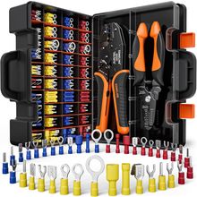 SOMELINE® Wire Terminals Crimping Tool, with 39 Sizes Insulated Ratcheting Termi