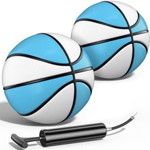 2 Pack Pool Basketball - Choose between Size 3 and Size 6, Waterproof Ball with