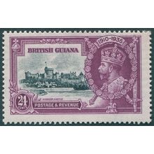 British Guiana 1935 24c slate & purple Jubilee SG304 unused