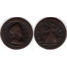 Great Britain. George I. Farthing 1724. dy21044